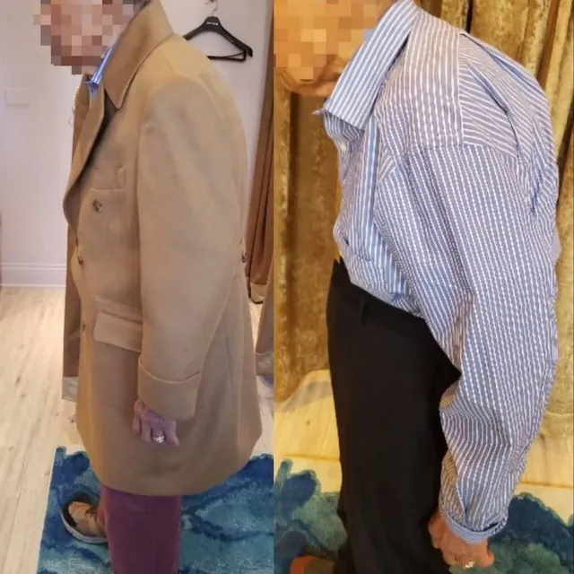 Clients tailoring photograph