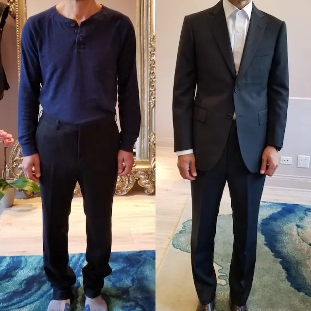 Clients tailoring photograph