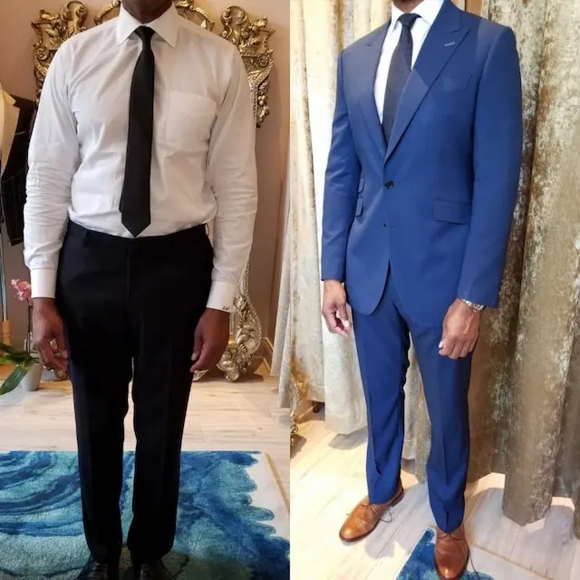 Clients tailoring photograph