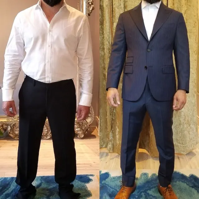 Clients tailoring photograph