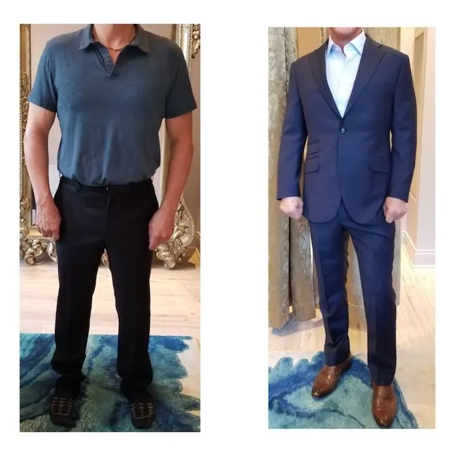 Clients tailoring photograph