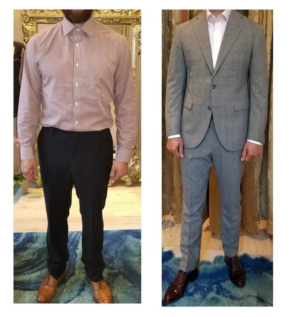 Clients tailoring photograph