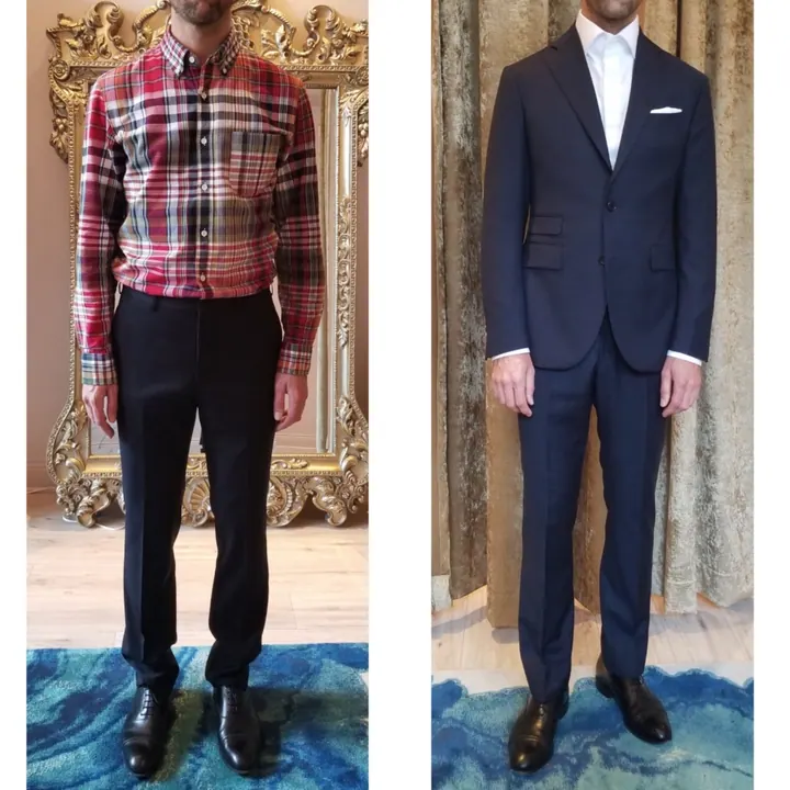 Clients tailoring photograph
