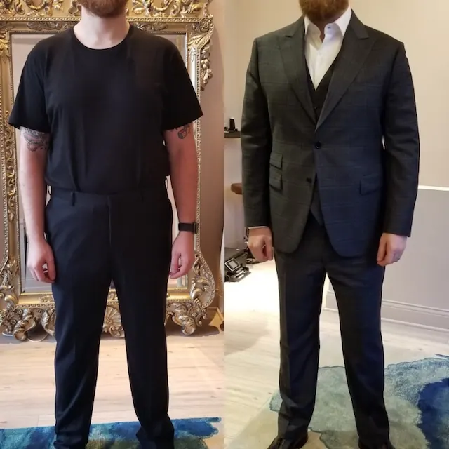 Clients tailoring photograph