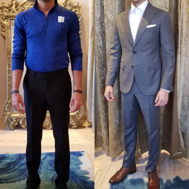 Clients tailoring photograph