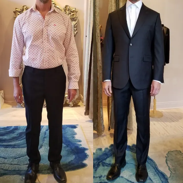 Clients tailoring photograph