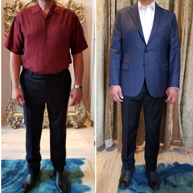 Clients tailoring photograph