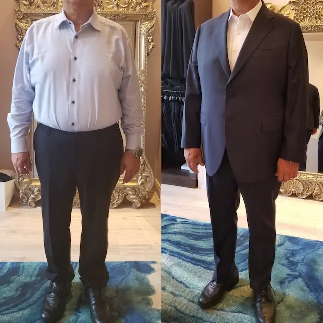 Clients tailoring photograph