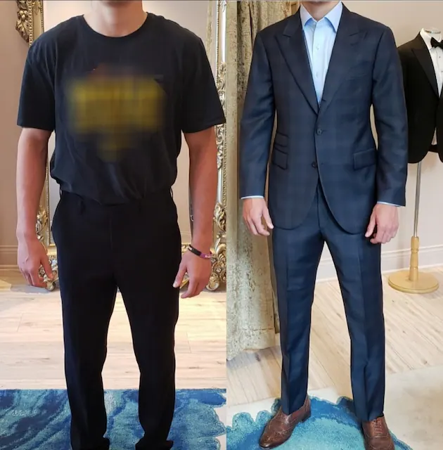 Clients tailoring photograph