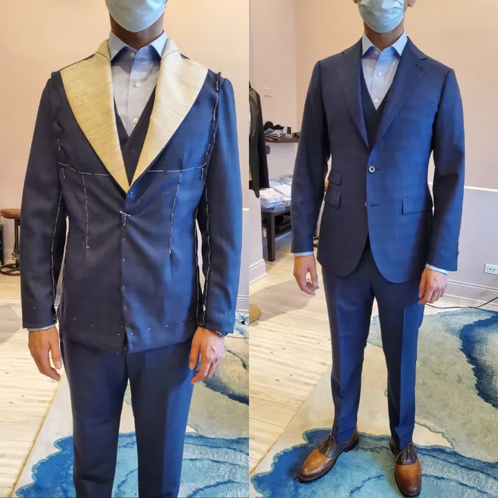 Clients tailoring photograph