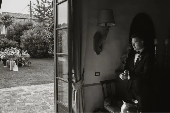 Wedding tailoring photograph
